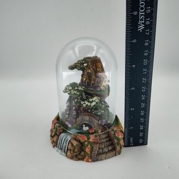 Cobblestone Bridge Cottage Figure Violet Schwenig hand painted Figurine 6584 - Picture 3 of 10